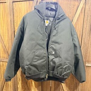 Carhartt Black J133 Extremes Arctic Active Hooded Quilted Work Jacket Size 3XL